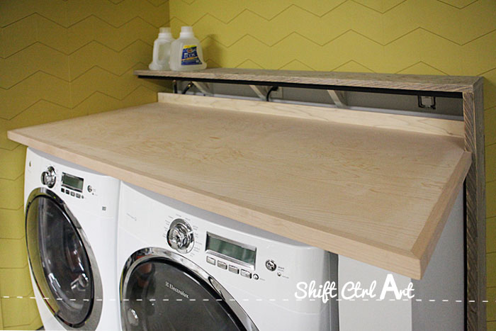 Laundry nook progress 1