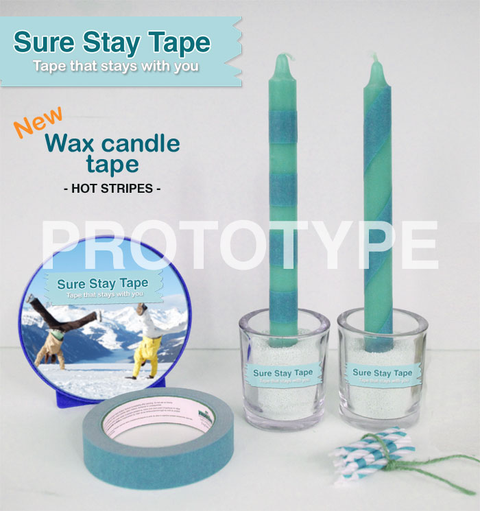 Wax candle tape
