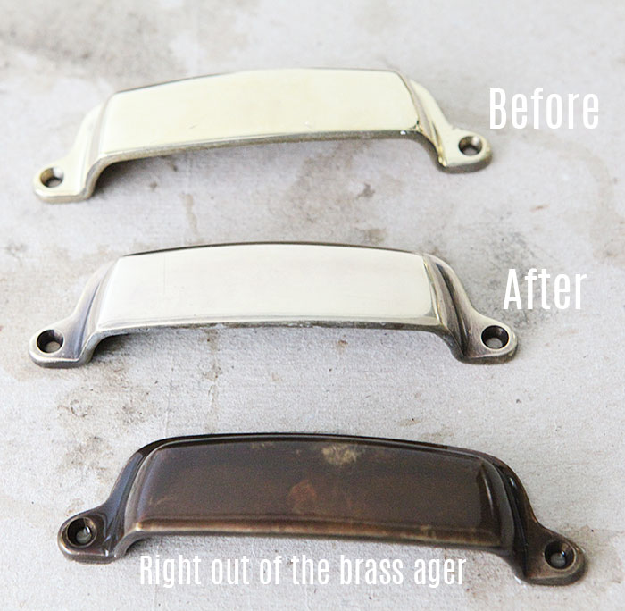 How to: age brass hardware instantly