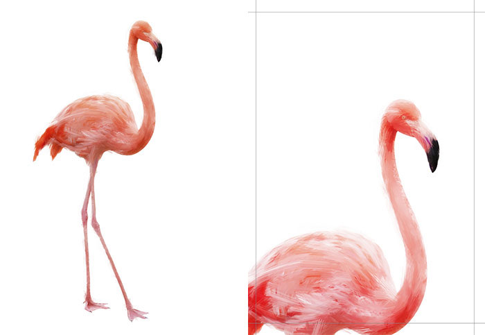 Flamingo art 1