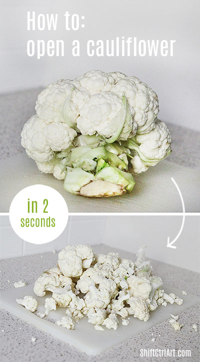 #Paleo #cauliflower #rice and how to #open a cauliflower