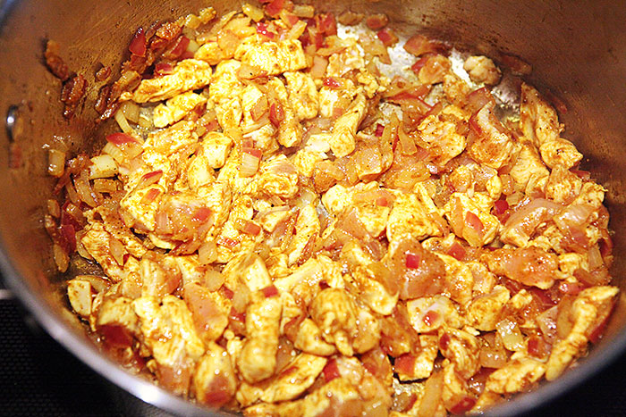 #Thai #curry #cashew #chicken #casserole with fresh #basil