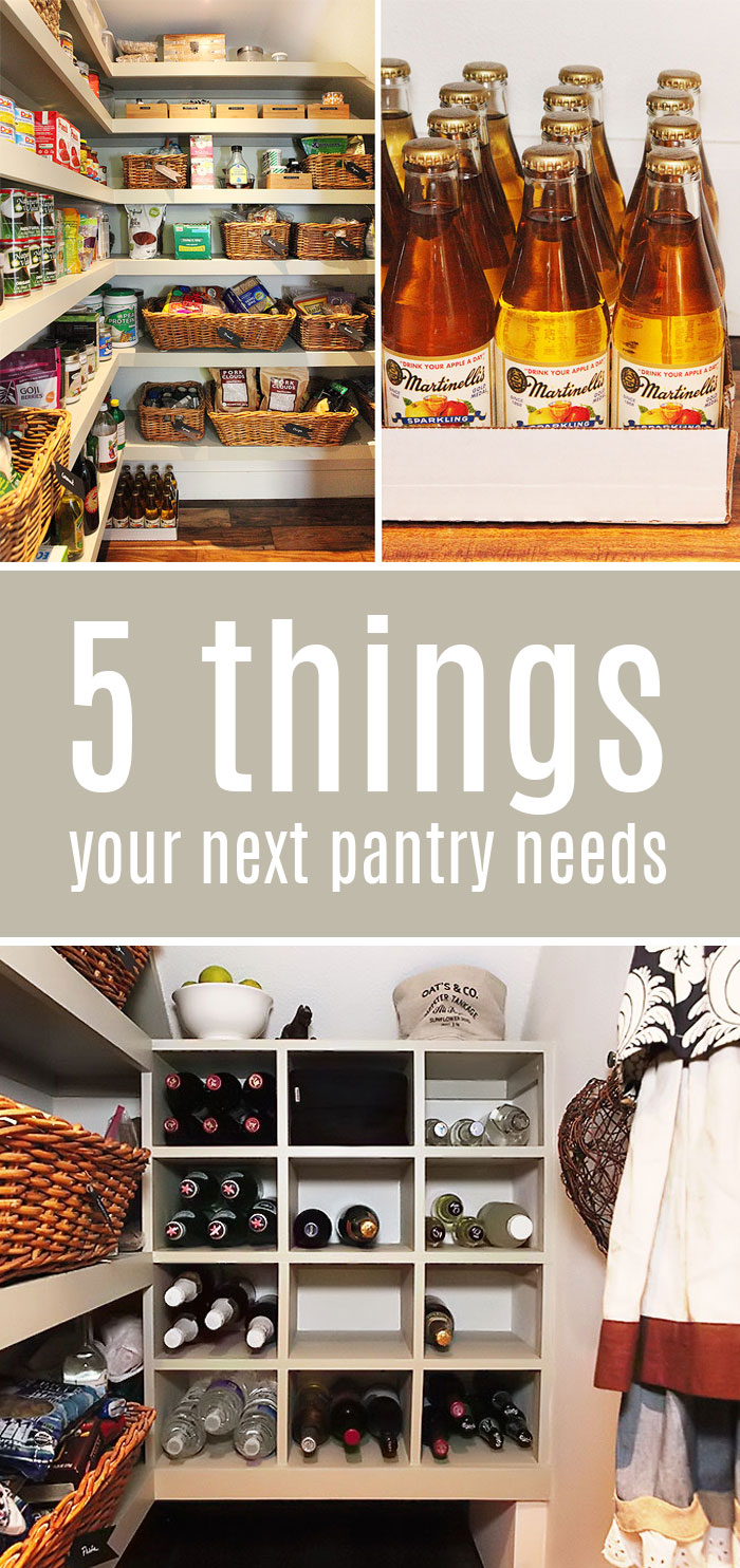 The kitchen pantry 5 things your next pantry needs