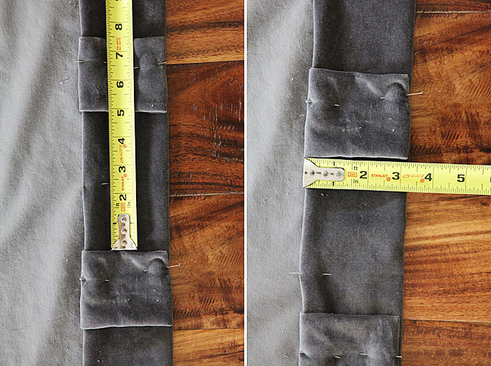 How to: turn a grommet-top curtain into a back tab curtain DIY tutorial