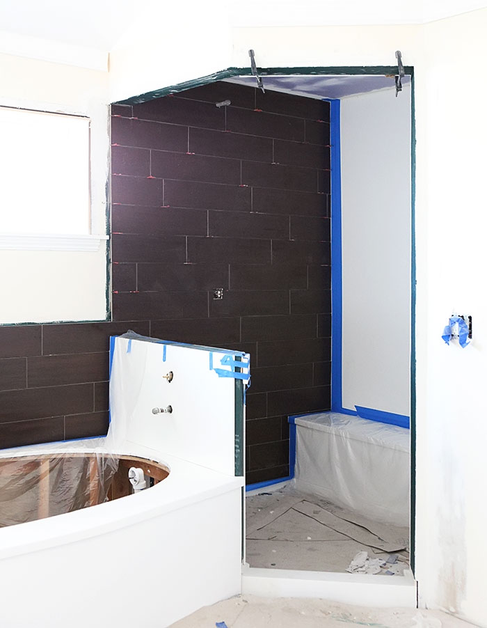 Master bath tile selection and tiling