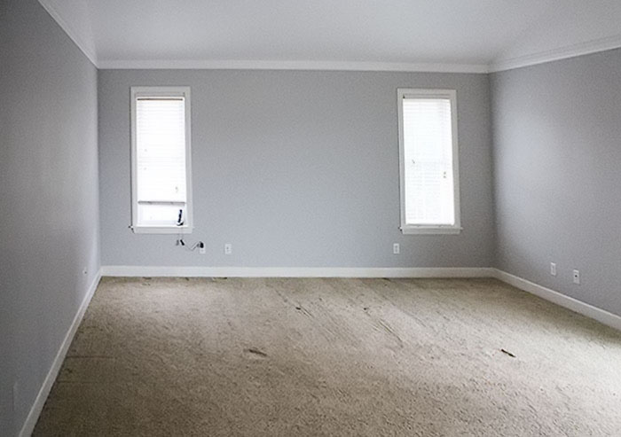 Master bedroom new #hardwood floor and Liberache called #fallinloveroom