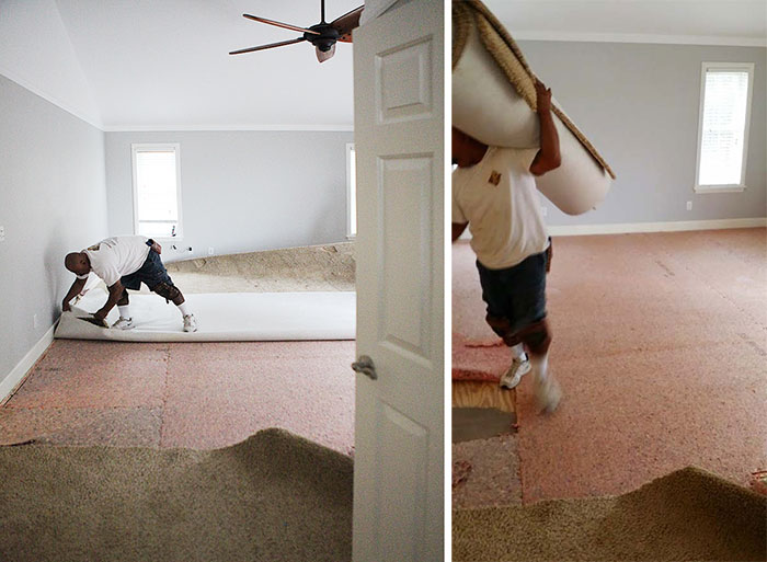 Master bedroom new #hardwood floor and Liberache called #fallinloveroom