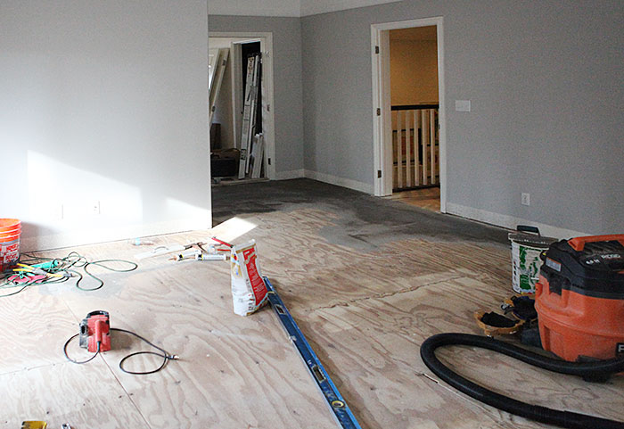 Master bedroom new #hardwood floor and Liberache called #fallinloveroom