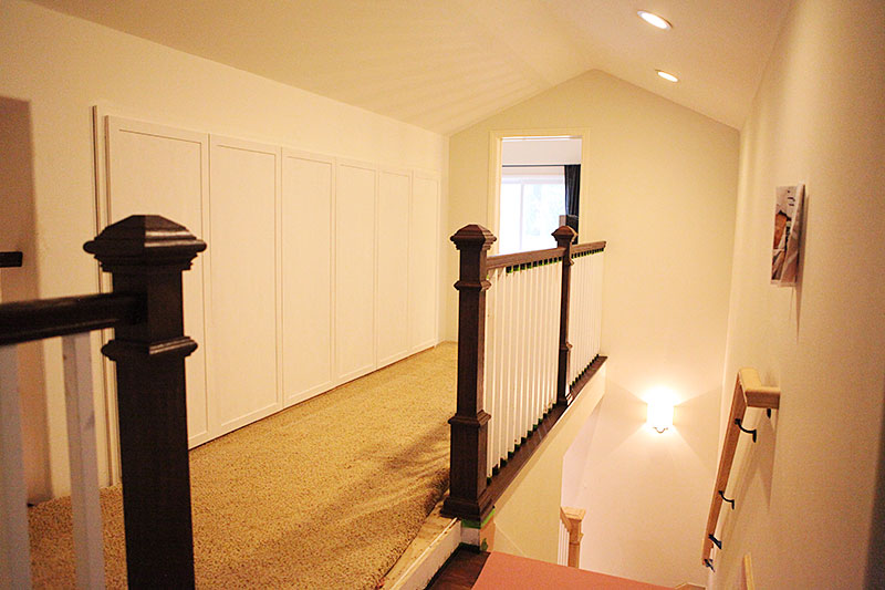 Upstairs hallway reveal - remodel
