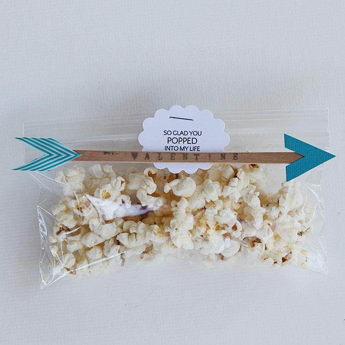 Valentine s arrow and popcorn craft 1