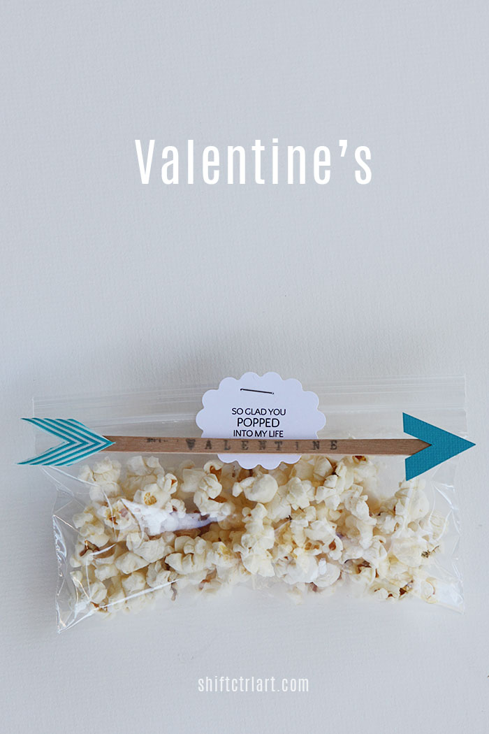 Valentine s arrow and popcorn craft 1