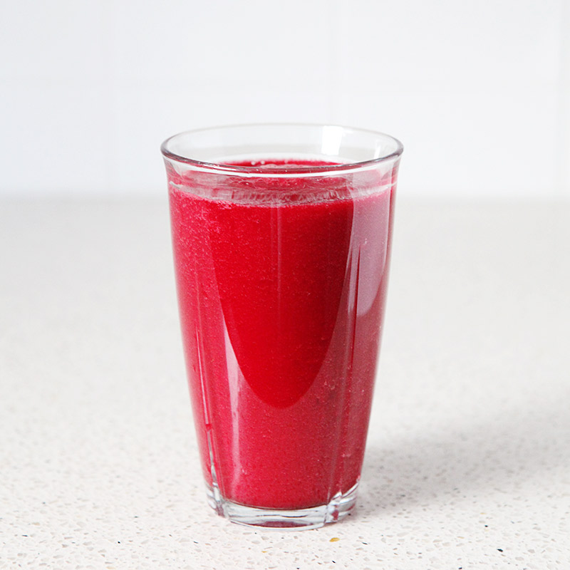 Red Smoothie Juice Paleo 