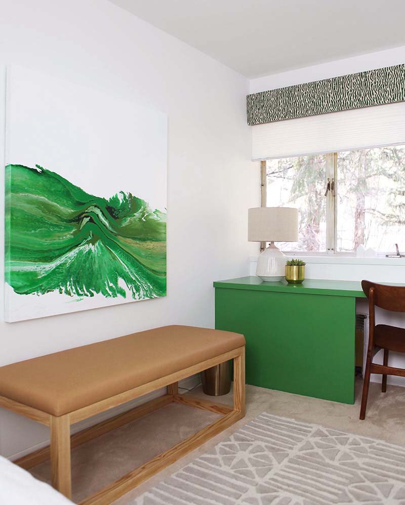 Green guest room make over 11 DIYs