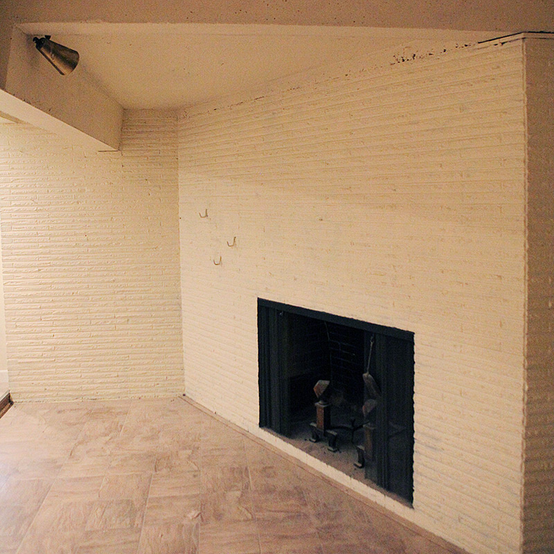 How to grout a brick fireplace German schmear or Danish schmear