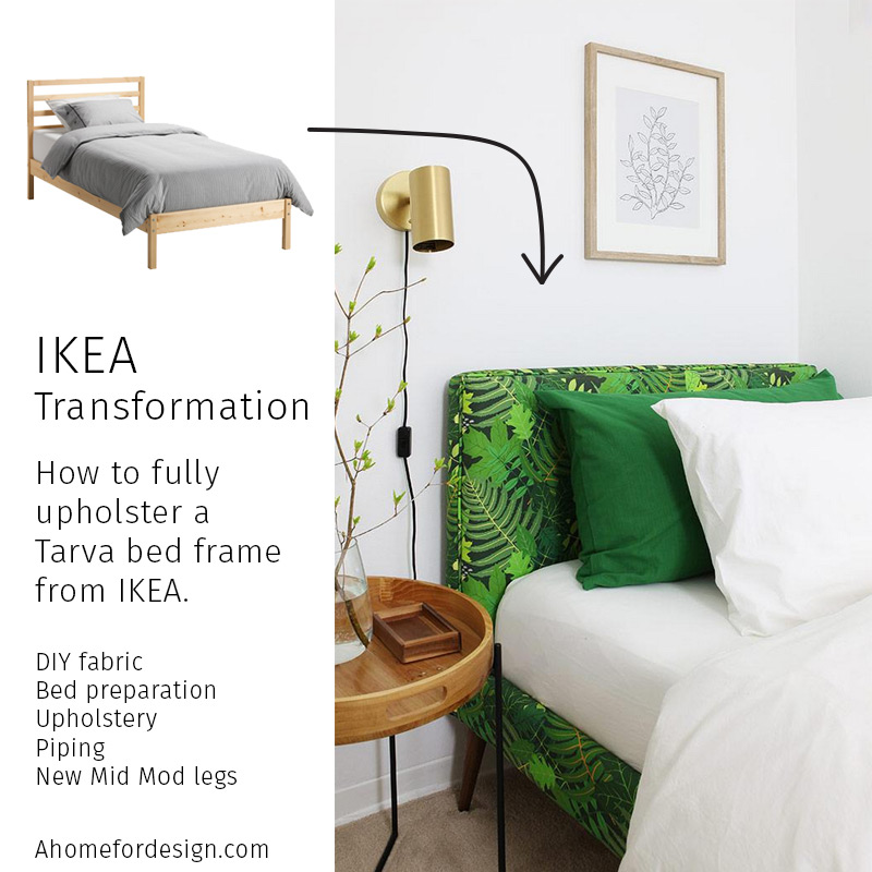 Ikea store fabric headboard