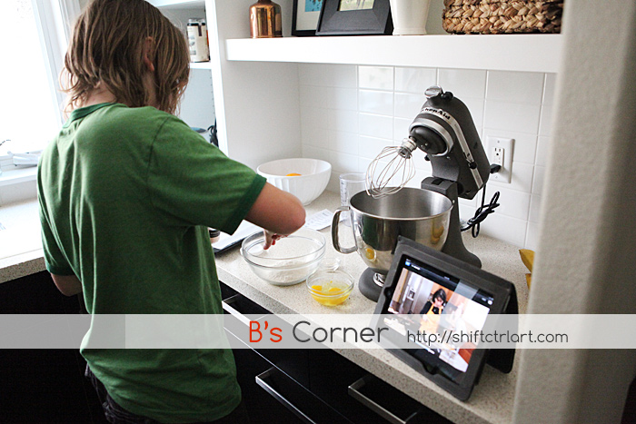 Chocolate eclairs Cooking Fridays homeschooling