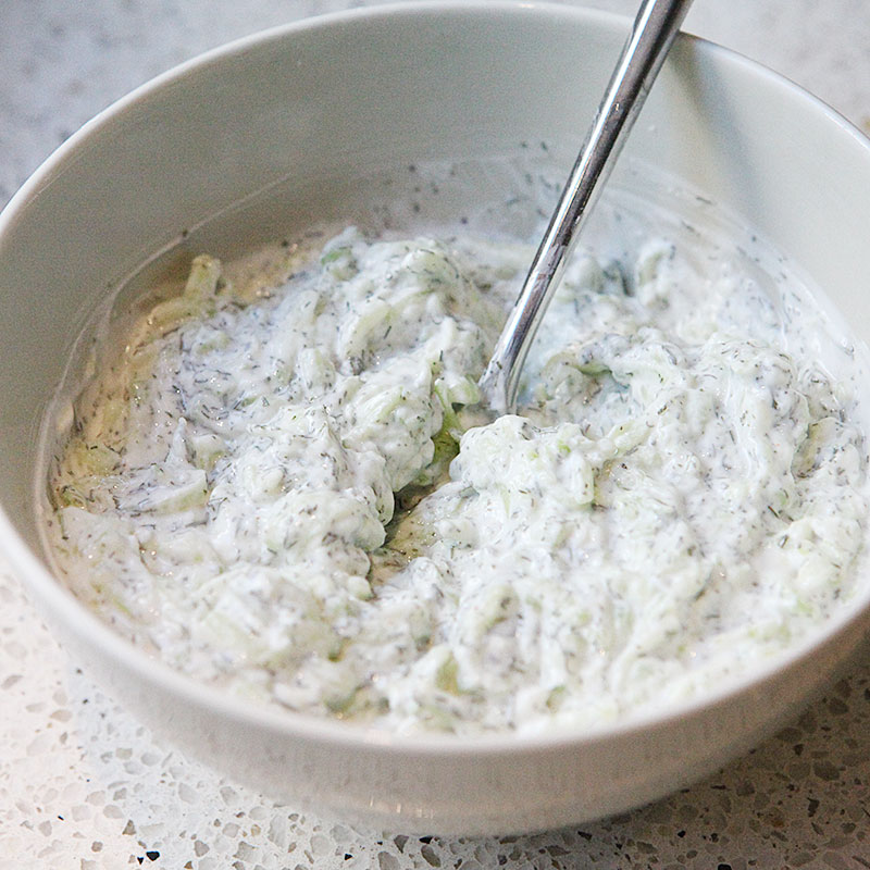 Chick pea experiment with falafel pita bread tzatziki from scratch