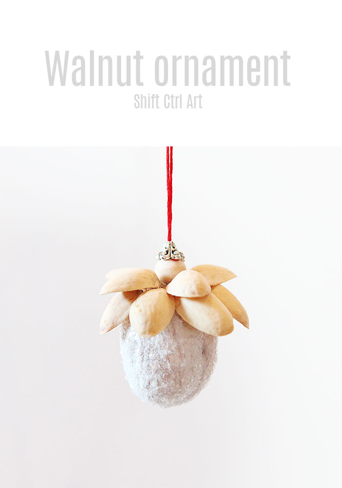 walnut ornament