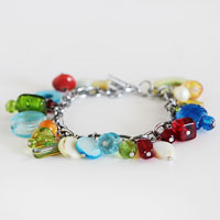 Dare to give home made: jewel toned bracelet