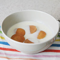 Buttermilk cold bowl dessert