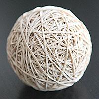 Rubber band ball - office art