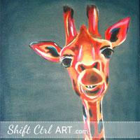 Giraffe acrylic