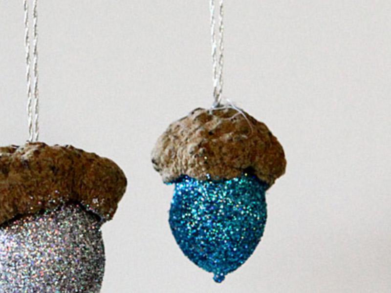 Glitter Acorns