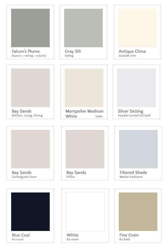 Home Tour Page All Our Paint Colors And Find Out Which