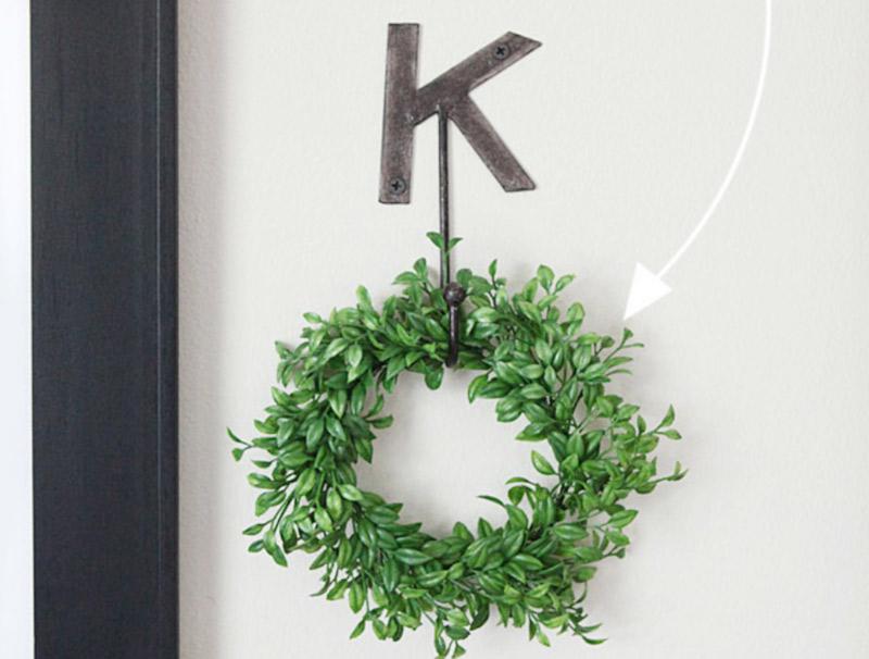 How to make a forever wreath in 10 minutes - adding a circle element to my gallery wall