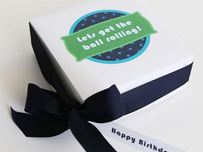 Gumball gift card box with printable - make your own box