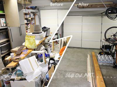 A clean garage: How to tackle a monster mess!