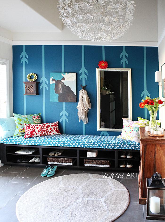 Use Frog Tape to Paint a Fun Accent Wall in Your Home