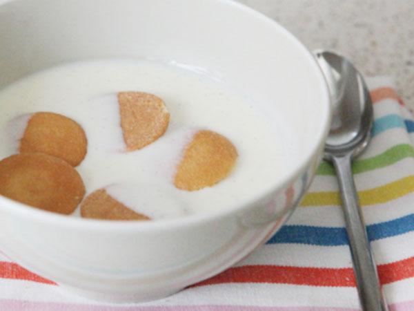 Buttermilk 'cold bowl' dessert - 1 of 3 easy desserts to make with my vanilla egg base