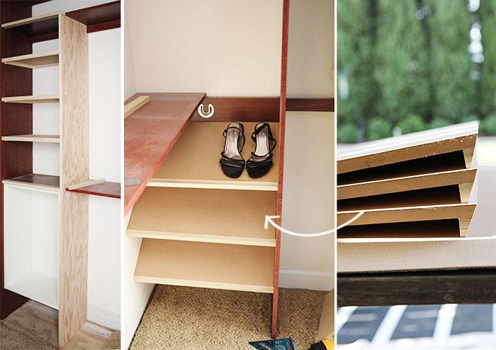 Master closet - adding shelves and drawers