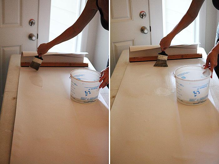 How to: apply wallpaper lining using wall size adhesive