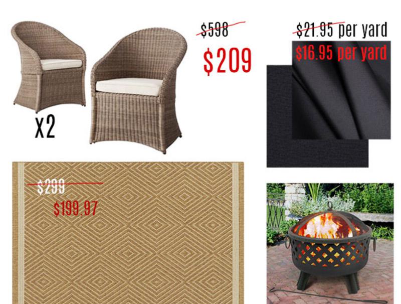 Great finds: Memorial day sale shopping for a patio spruce-up