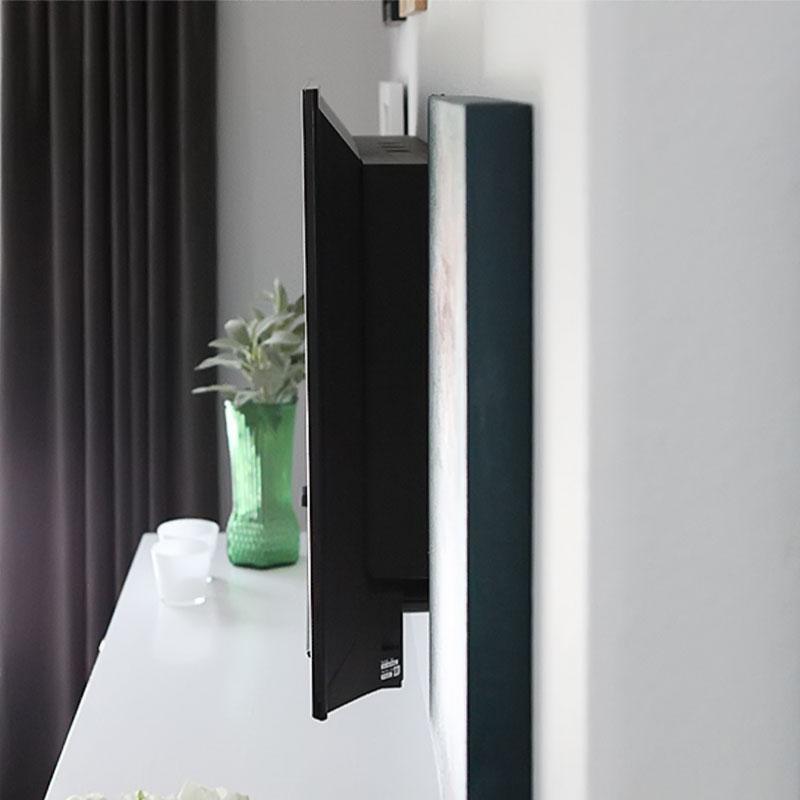 Hide The Cables Behind A Wall Mounted Tv - Hide Cable Wall Mounted Tv