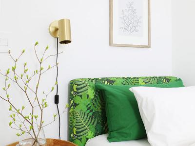 Green guest room reveal - with 11 DIY projects