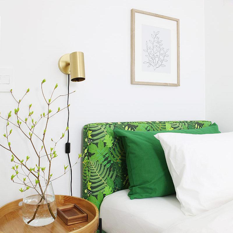 Green guest room reveal - with 11 DIY projects